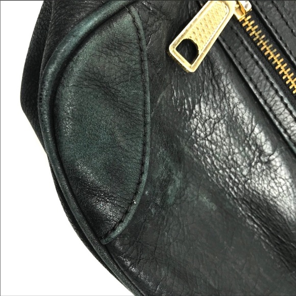 REBECCA MINKOFF Black Leather Tote Shoulder Bag - Picture 6 of 8